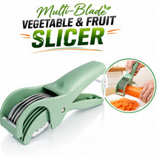 Manual Vegetable Slicer Fruit Cutter Multi Blade Kitchen Chopper Food Prep Tool