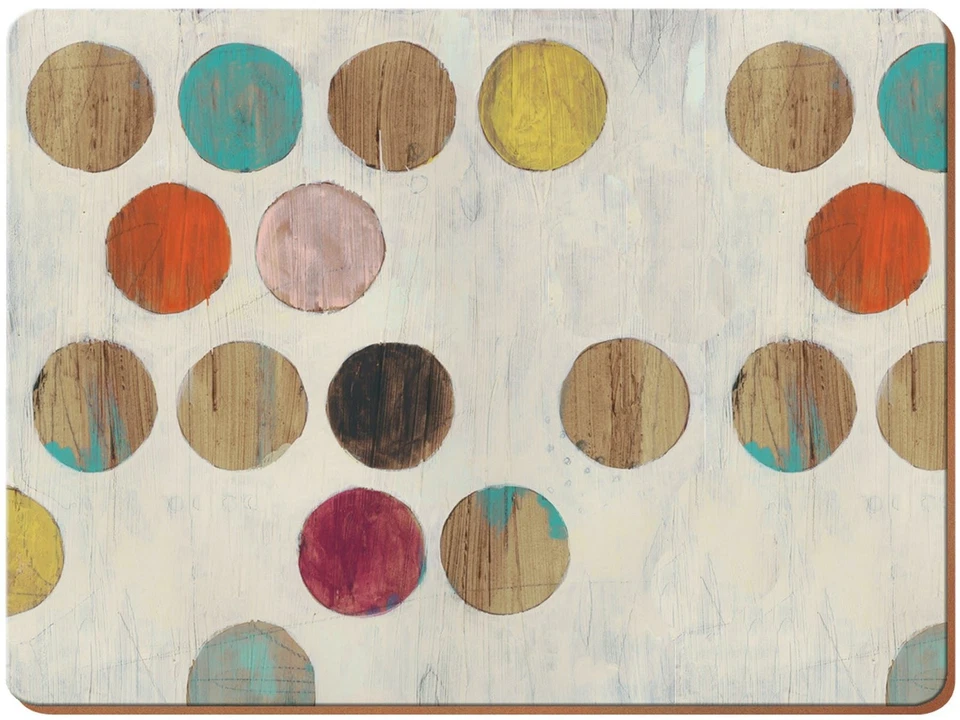 Creative Tops Retro Spot Pack Of 6 Premium Placemats - Image 2 of 4