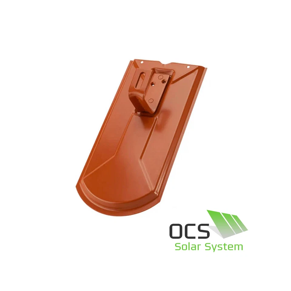 OTTO LEHMANN PV Aufdachmodulhalter Ziegelrot Modulhalter für Biber 7300021052035