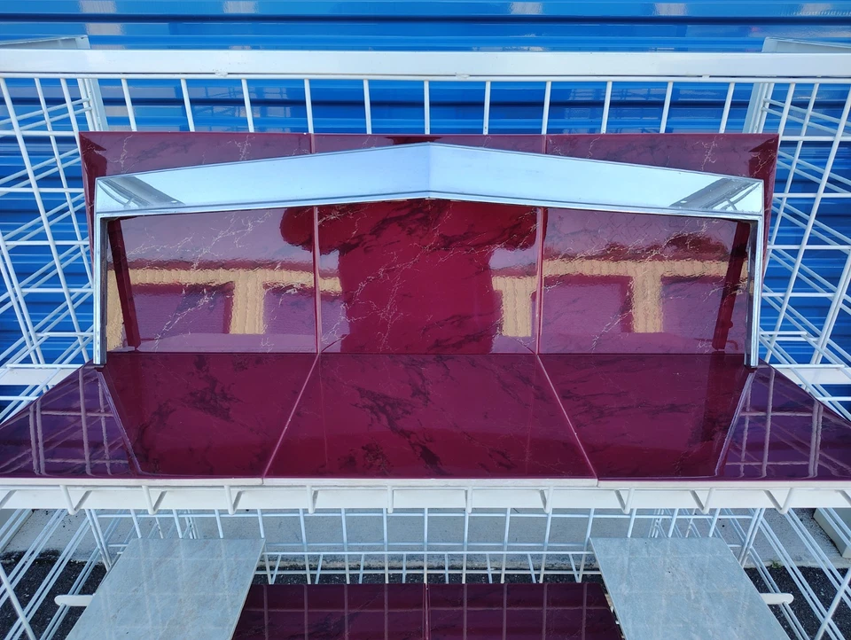 1980 - 1992 凯迪拉克·德维尔·弗利伍德·布劳厄姆铬格栅边框原始设备制造商 # 1623990 — 第 4/4 张图片