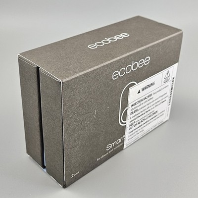 ecobee SmartSensor Door & Window Sensors 2-Pack EB-DWSHM2PK-01 New Open Box