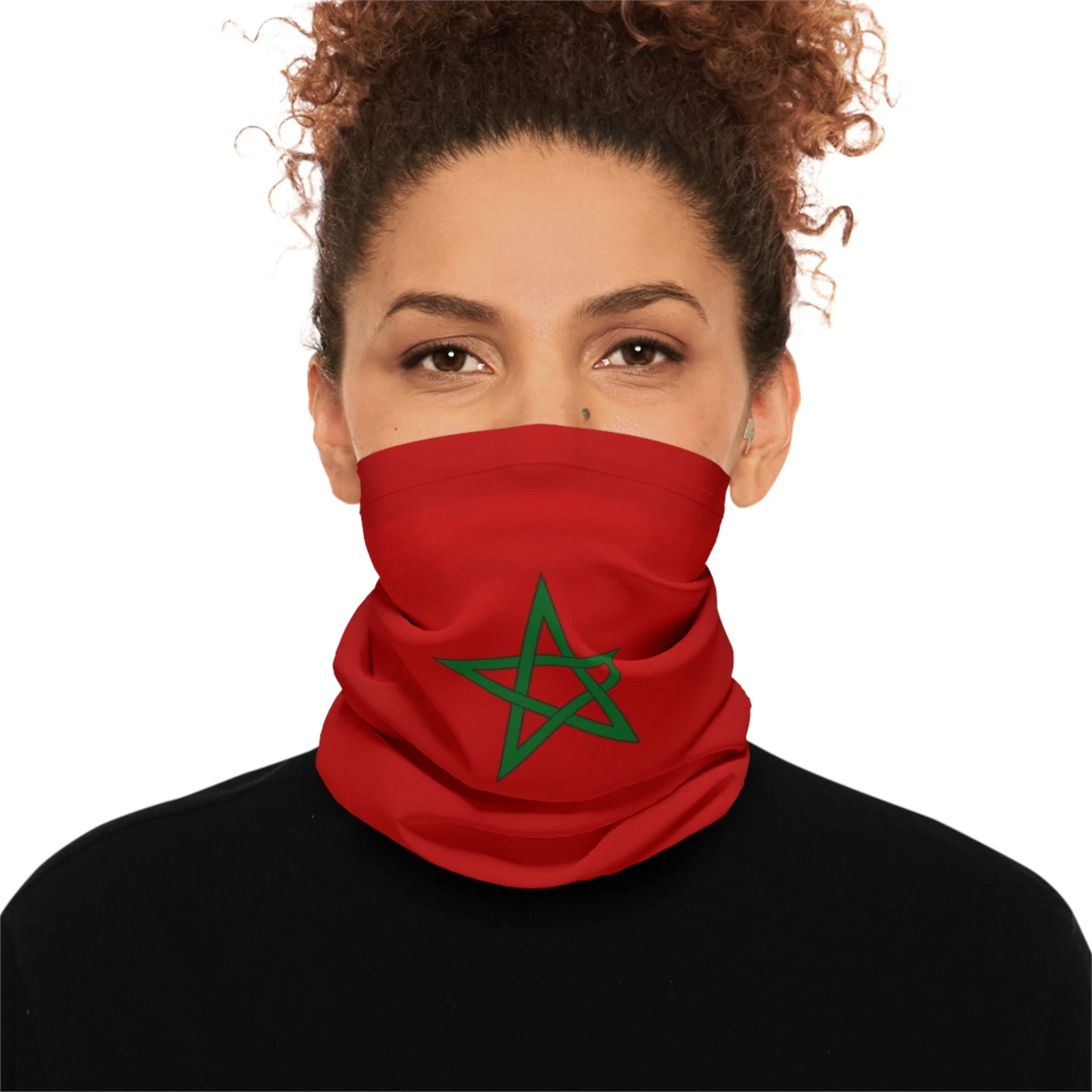 Morocco Flag Neck Gaiter-Bandana | World Cup 2026