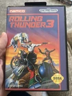Rolling Thunder 3 (Sega Genesis, 1993) PRISTINE BOX AND CARTRIDGE(No manual)