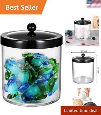Chic 50oz Laundry Detergent Canister with Shatter-Resistant Design & Easy Access
