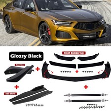 For Acura Tl Tlx Front Bumper Spoiler Splitter Kitside Skirtrear Lip Body Kit