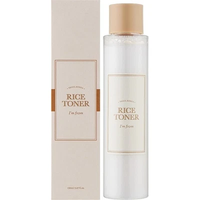 I + M I’m From Rice Toner 150ml 77.78% Rice Extract, Hydrating Brightening Skin