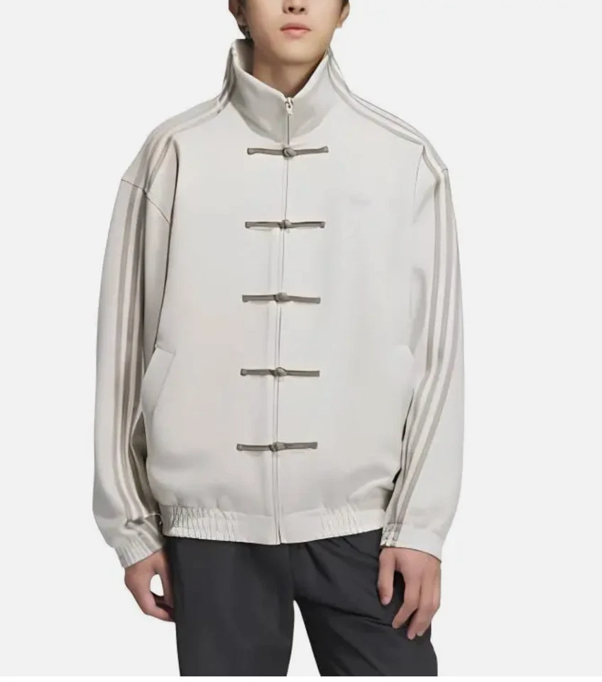 Chaqueta Adidas Originales Año de la Serpiente Limitada Versátil Suelta Rayas Talla M Foto 3 de 4