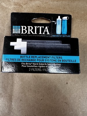 2 Filters Brita Replacement Water Bottle For Hard Sided & Sport Model BB06