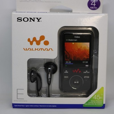 Sony Walkman NWZ-E436F / MP4-Player / Neu / 4gb / Schwarz / vom Händler