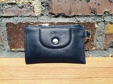 Longchamp Black Coin Purse Compact Wallet Card Holder Ages 14