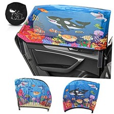 Car Window Shade for Baby, 2-Pack Breathable Mesh Rear Window Undersea