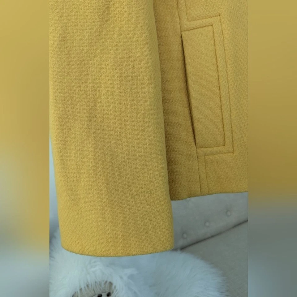 Шерстяная женская желтая блейзерная ткань TALBOTS сделано в Италии‎ размер 16p - Изображение 3 из 4