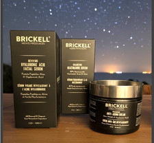 Brickell MenS TRIO - 2 Serums plus an Anti-Ag...