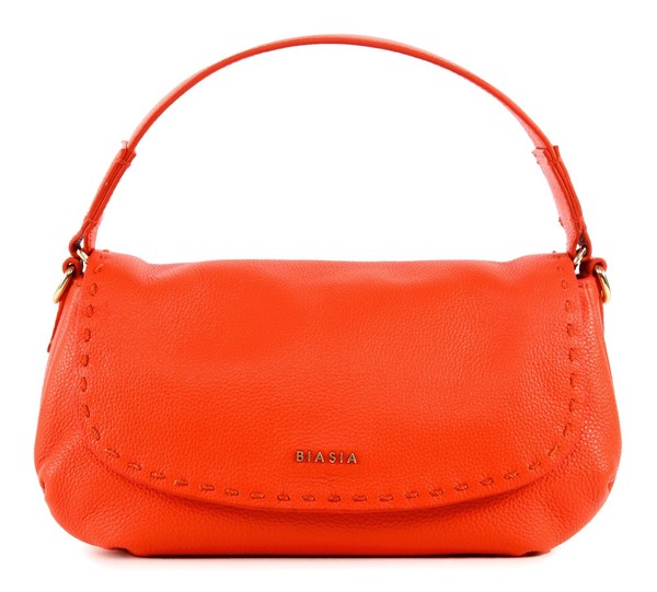 Biasia Path Flap Bag Schultertasche UmhäNgetasche Tasche Corallo Rot-image