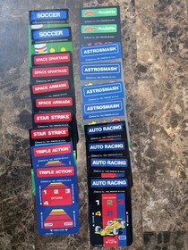 45 (90 individual) sets Authentic Intellivision overlays +15 single +20 manuals