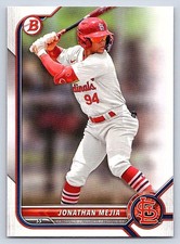 JONATHAN MEJIA  CARDS   2022 BOWMAN DRAFT #BD-186