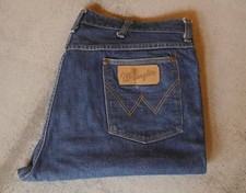 Vintage 1950's-1960's Wrangler 11 MWZ Denim Pants Size W 38 L 32 Dark Blue
