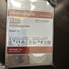Western Digital 12TB WD Red Pro NAS Internal Hard Drive HDD 7200 RPM WD121KFBX