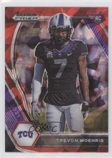 2021 Panini Prizm Draft Picks Red Ice Prizm Trevon Moehrig #146 1u6