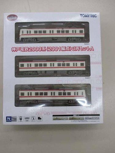 TOMYTEC Kobe Electric Railway 2000 series (2001 formation) 3-car set A ...