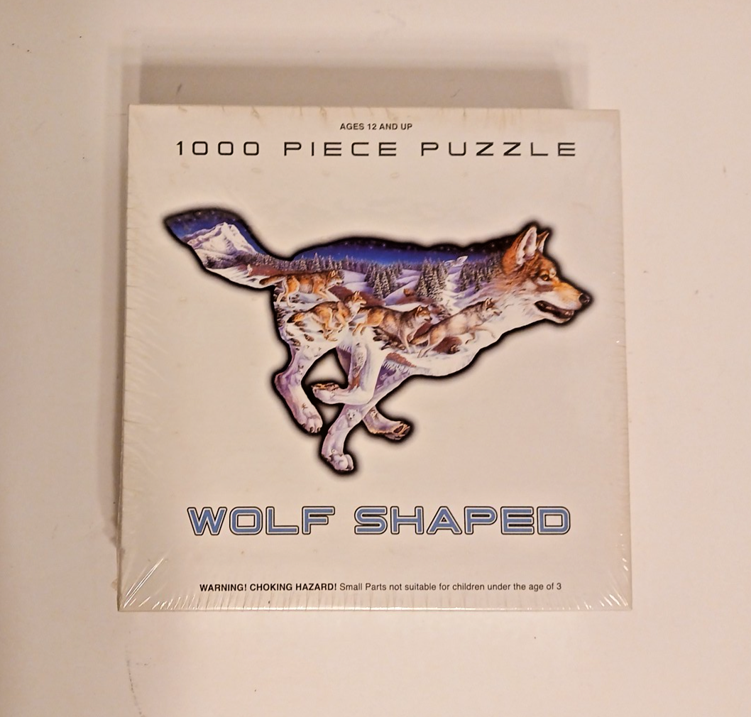 Wolf Shaped Jigsaw Puzzle🧩1000 PC.🧩 | eBay