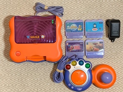 VTech V.Smile TV Lernsystem Konsole Bundle beinhaltet 4 Spiele
