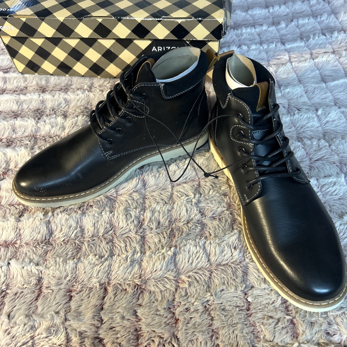 Arizona Jean Co high top Leather Men Boots Size 8 | eBay display picture 2