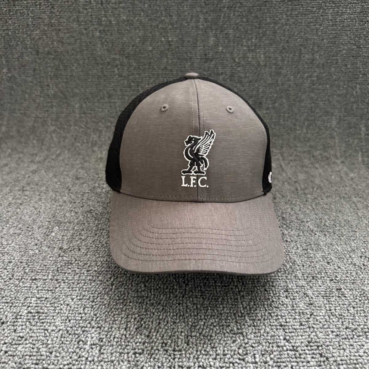 '47 Brand Liverpool FC Trucker Snapback Gray Black Mesh Back Hat