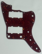 4 Ply Red Tortoise Pickguard Fit US Jazzmaster no rhythm control Style