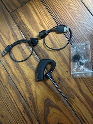 2 Plantronics Chargers Unit And Spare Earbud Piece.
