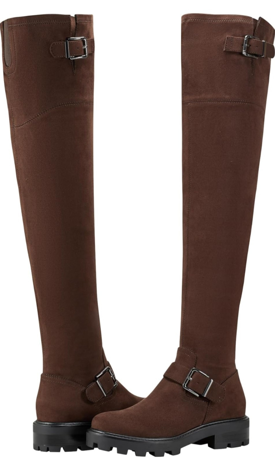 Marc Fisher LTD ML Ganven Women's Over-The-Knee Boots Dark Brown Size 6M