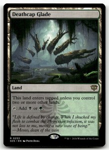 Deathcap Glade - Secrets of Strixhaven - Rare Land MTG