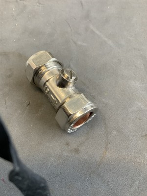 2 x 15 mm Chrom Trennventil Ballofix Typ Trennventil 2er Pack.