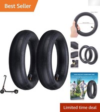2-Count 8.5" x 2" Scooter Inner Tubes - Safety First for Electric Scooters