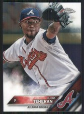 2016 Topps Chrome #193 Julio Teheran Atlanta Braves 4208