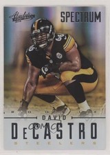 2012 Panini Absolute Rookie Spectrum Silver 20/50 David DeCastro #124 rp9