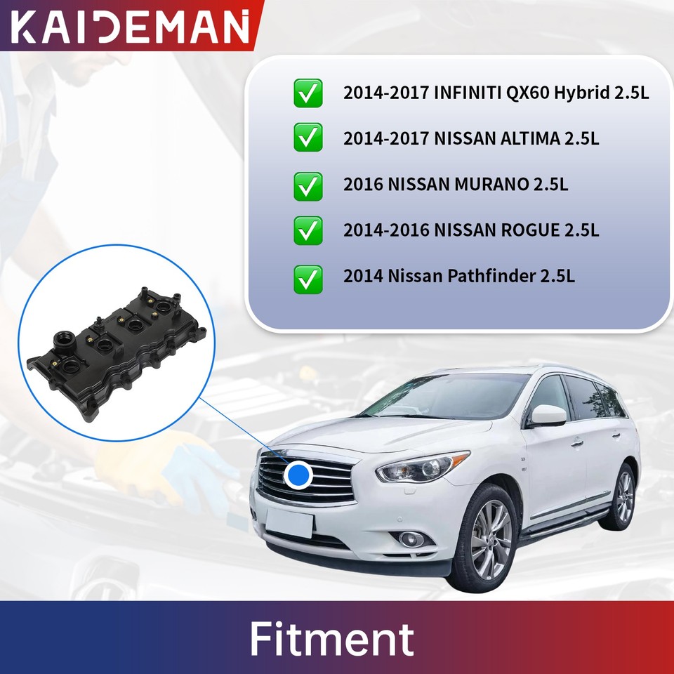 JDMSPEED New Engine Valve Cover For Infiniti QX60 2014-2017 Nissan Alt - View #12