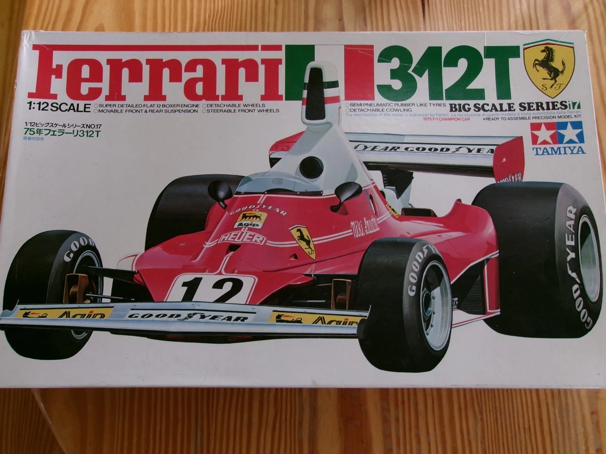 Ferrari 312t In 1/12 Scale Sports Car Toy Models & Kits for sale