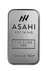 1 Troy Oz Asahi Silver Bar .999 Fine
