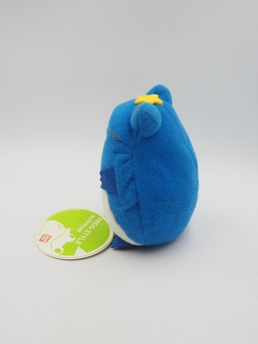 Keroppi Style Frog B0311 Blue Bandai Banpresto 2003 Plush 4" Toy TAG Doll Japan - Picture 3 of 8