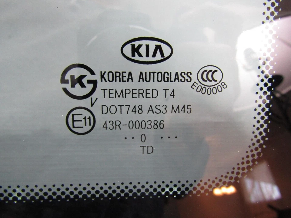 Kia Forte 2010-2013 techo corredizo ventana vidrio OEM Foto 2 de 4