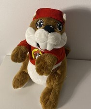 Buc-ees Beaver Mascot 10  Plush Bucky Wearing Shirt Bucees Stuffed Toy Jaag