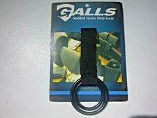NEW Galls NP190 Black Molded Nylon Double Ring Flashlight Holder 1.5" & 2"