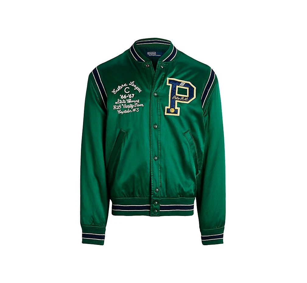 Polo letterman jacket shop