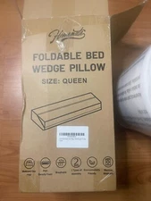 Homemate Foldable Bed Wedge Pillow Queen