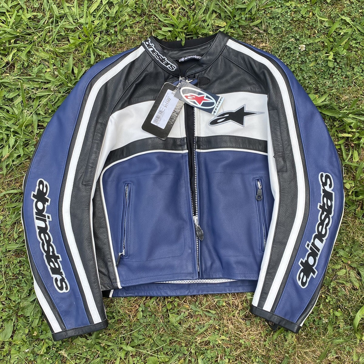 Alpinestars Women Dyno Motorcycle Leather Jacket Size 46 New