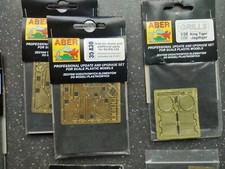 Konvolut ABER Fotoätzteile - Panzer Weltkrieg 2 und Dioramen (E1)