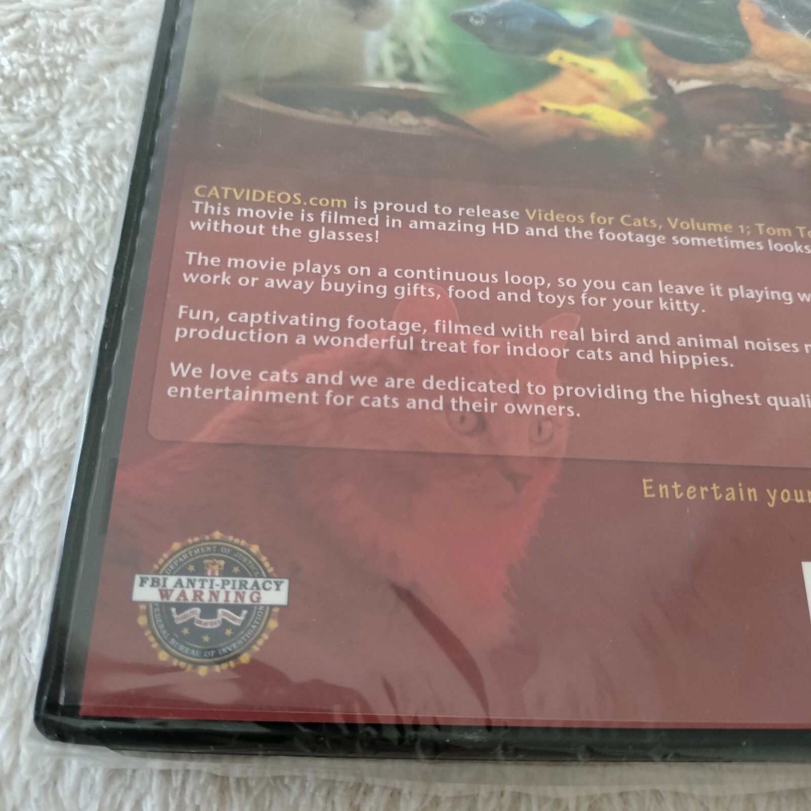 Tom-tom's Dream; Video for Cats, New Sealed