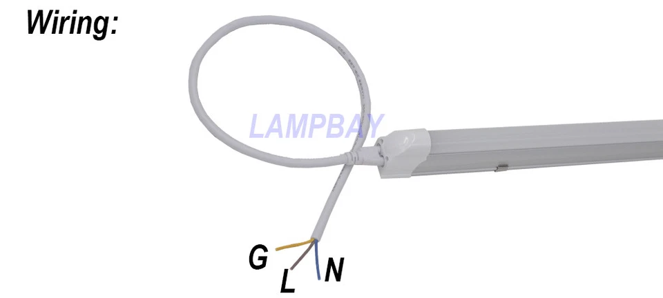 Dimmable LED Tube Light 4FT 1.2m 24W T5 Integrated Bulb Fixture Slim Linear Lamp - Image 4 of 4