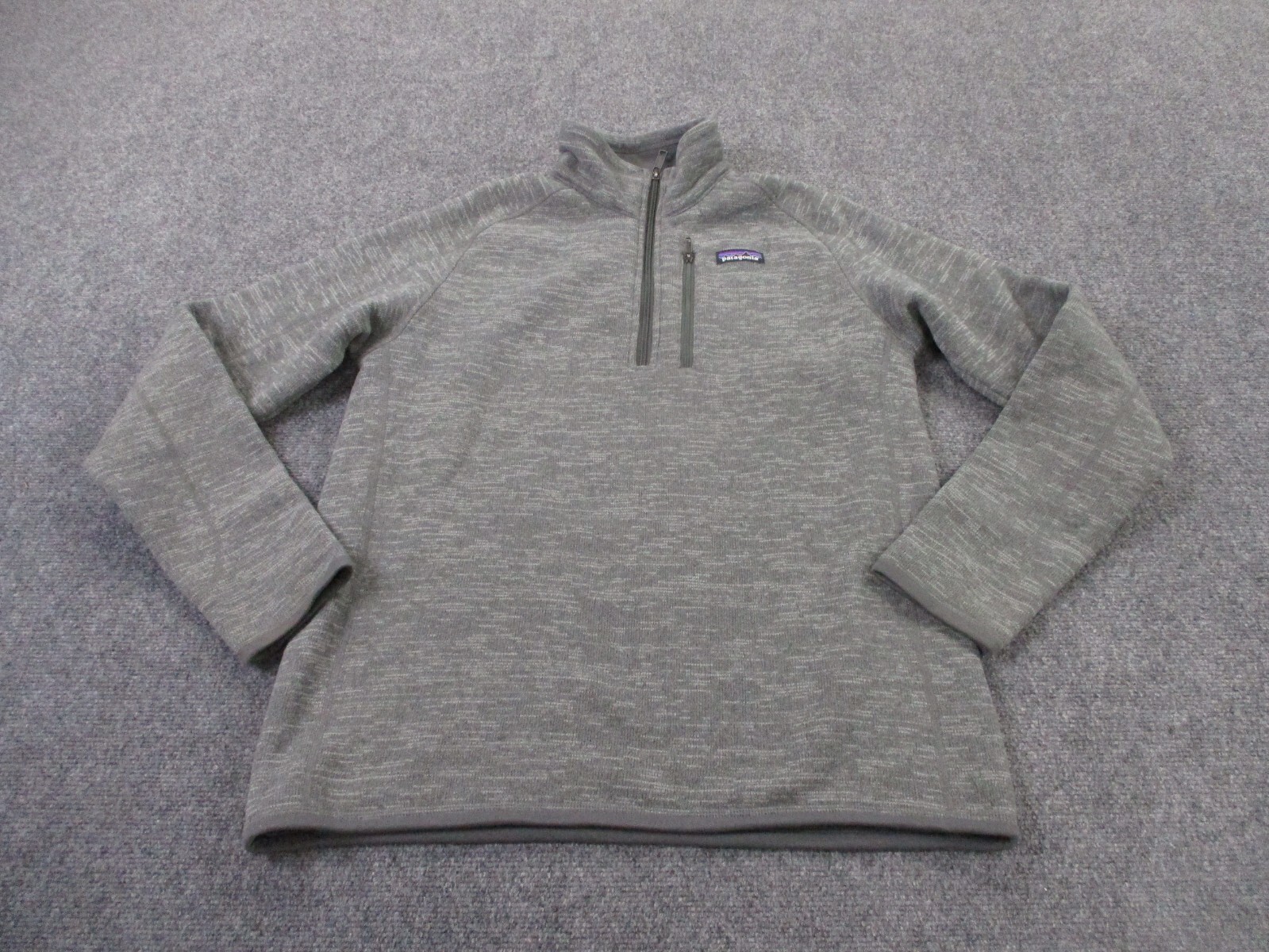 Patagonia Men's Better Sweater Fleece Pullover Jacket for Hiking and Camping in Gray